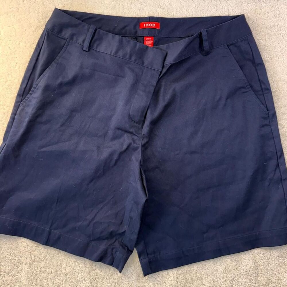 Izod Men's Navy and Blue Shorts